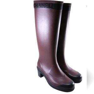 New Chanel High Rain Boots